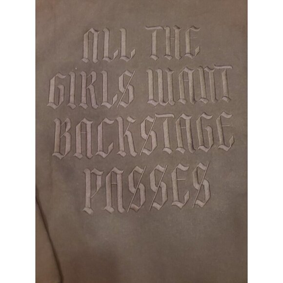 Off The Grid Records Hoodie Men's Size XXL Black Embroidered Heavyweight New - Picture 2 of 10